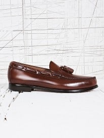Giày lười bass weejuns larkin cognac tua