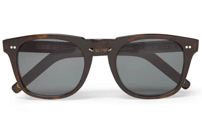 Kingsman + cutler và gross d-frame tortoiseshell acetate sunglasses