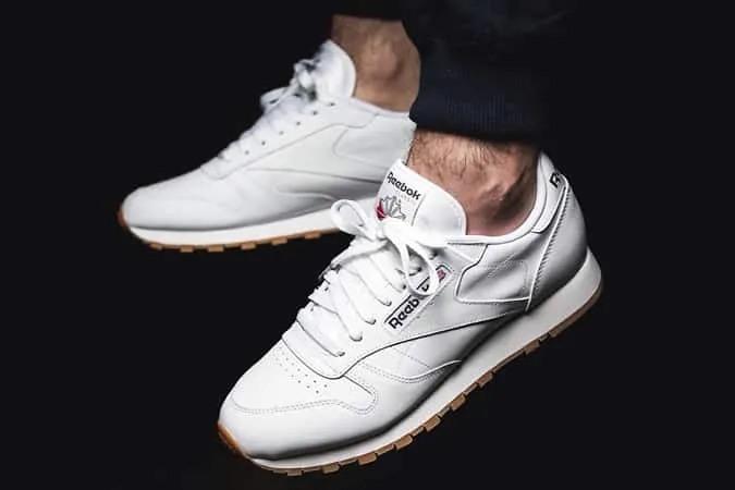 Reebok classic leather trainers