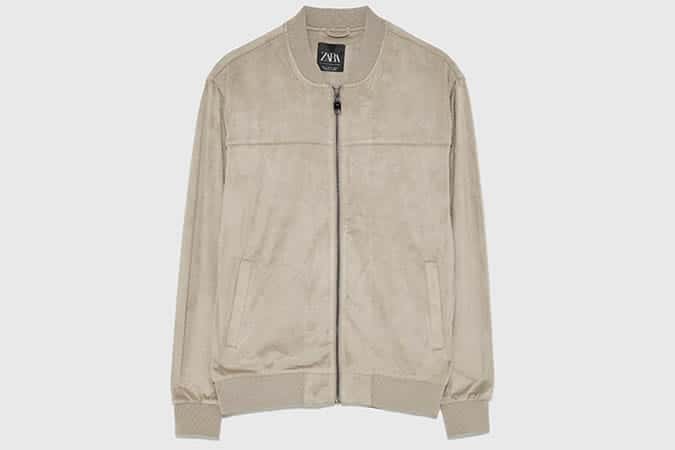 Áo khoác suede zara faux