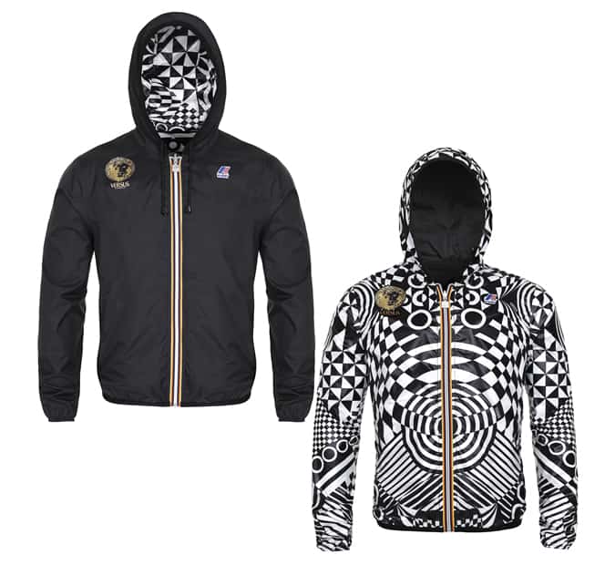 Versus versace x k-way capsule collection