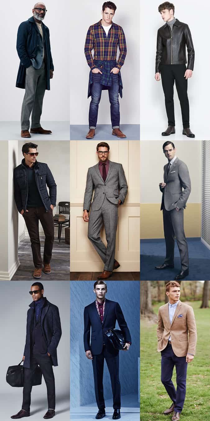 Chiều dài quần của nam - lookbook chiều dài / bẻ phù hợp
