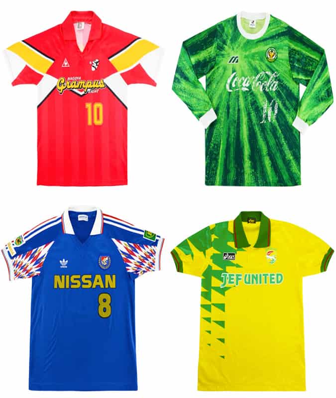 Áo sơ mi bóng đá j-league cổ điển nhất