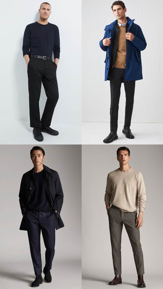 Cách mặc áo thun cổ thuyền merino