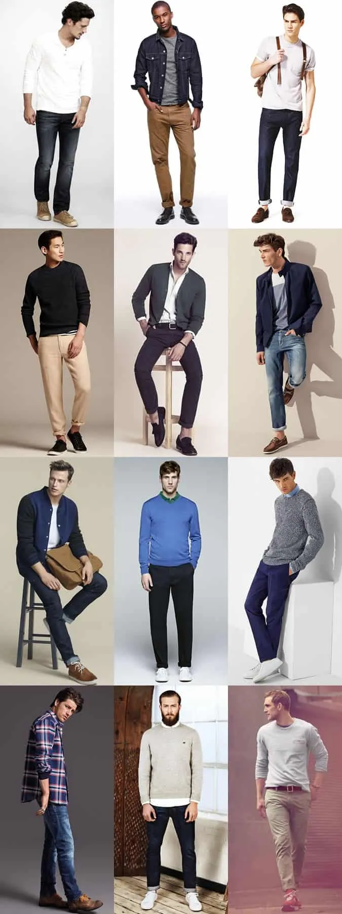 Phong cách đại học dành cho nam - lookbook truyền cảm hứng về trang phục cơ bản