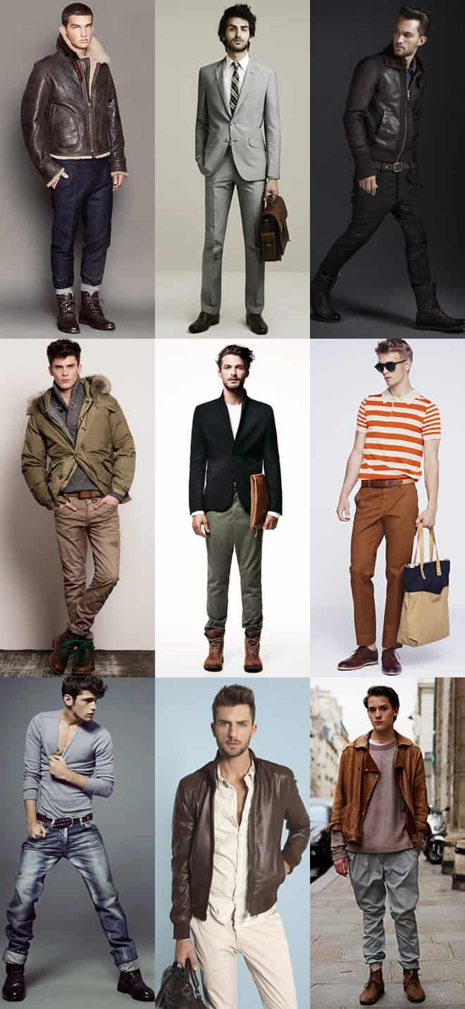 Cách thực hiện: phối hợp leathers 1 Đàn ông
