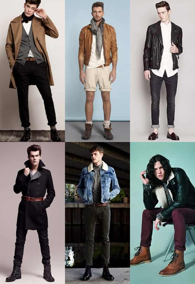 Cách thực hiện: phối hợp leathers 3 Đàn ông