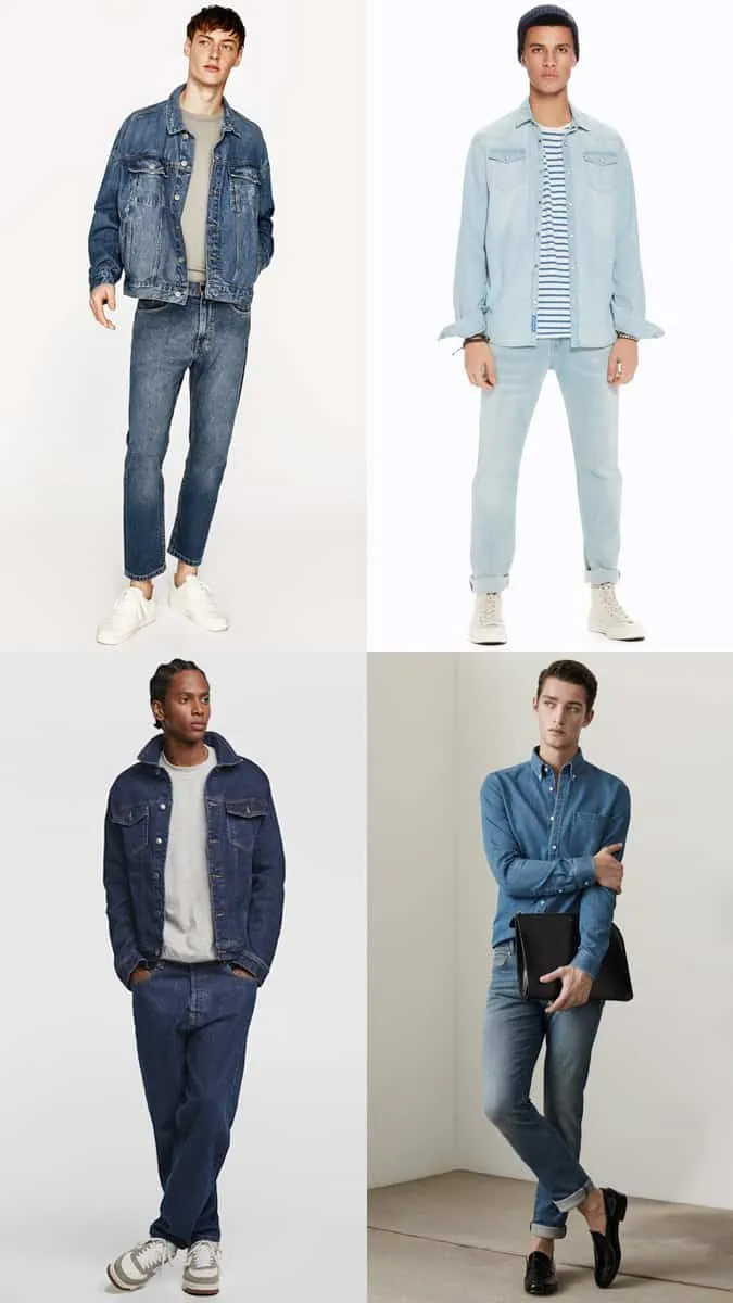 Cách mặc đồ đôi denim