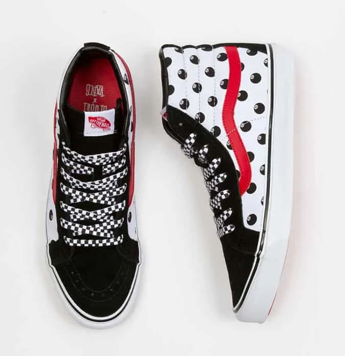 Vault by vans x stussy collaboration print trainers