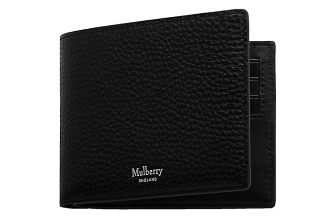 Ví da hạt tự nhiên mulberry eight card