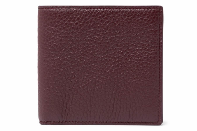 Ví đựng hóa đơn bằng da đầy đủ hạt của smythson burlington