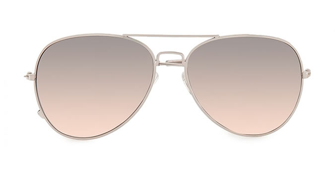 Kính râm aviator tráng gương bạc