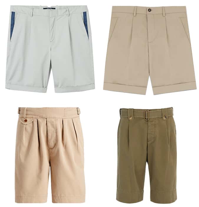 Những chiếc quần short xếp ly tốt nhất cho nam giới