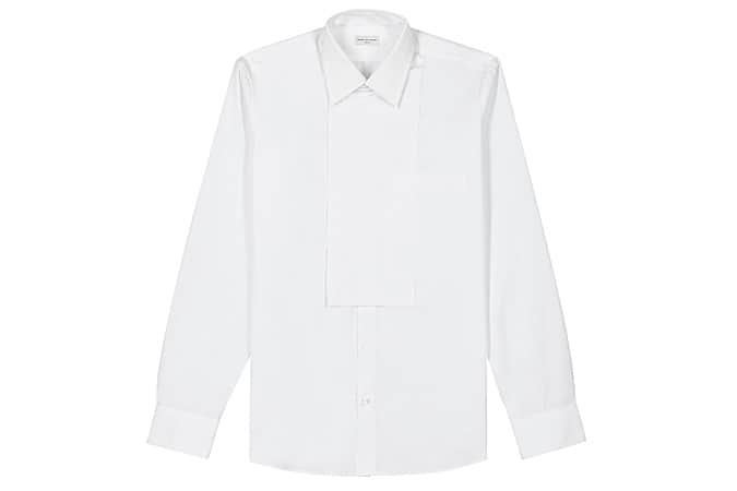 Áo sơ mi cotton trắng của dries van noten cevin