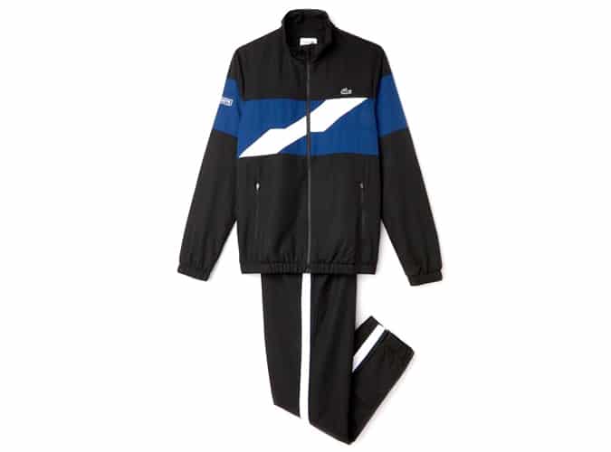 Dây chuyền màu sắc thể thao nam nữ taffeta tennis tracksuit