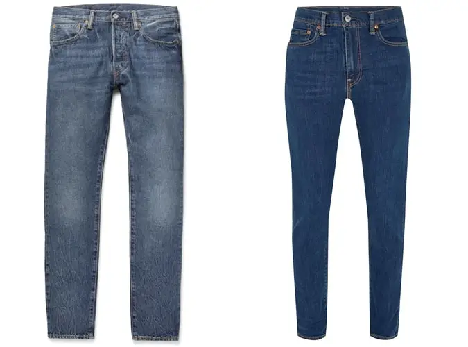 Quần jean skinny levi's dành cho nam