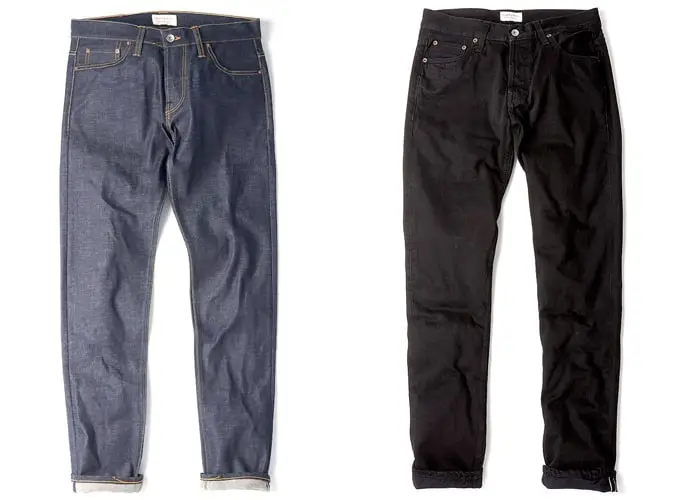 Quần jean mỏng vừa vặn của hawksmill denim co.