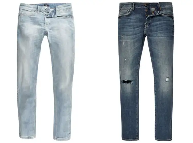 Quần jean nam river island skinny