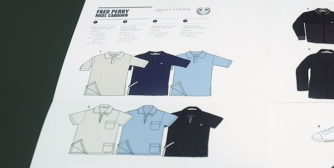 Fred Perry x Nigel Cabourn Clothing