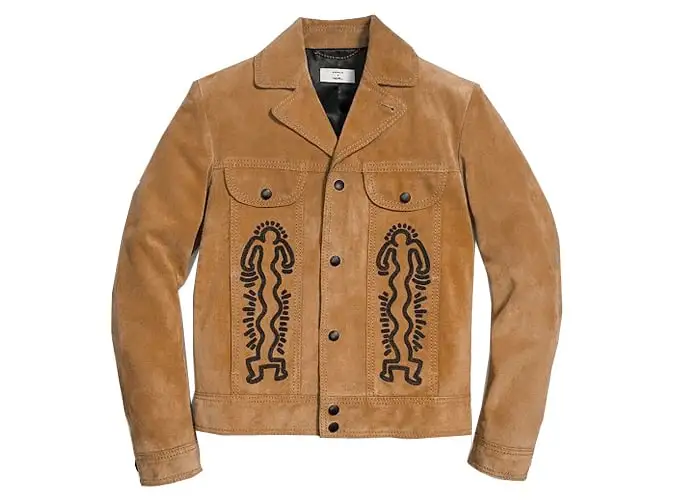 Coach x keith haring suede jacket