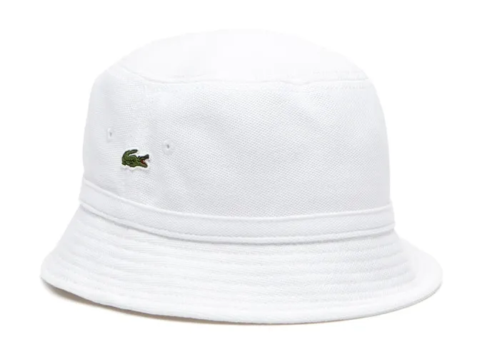 Cotton piqué bucket hat