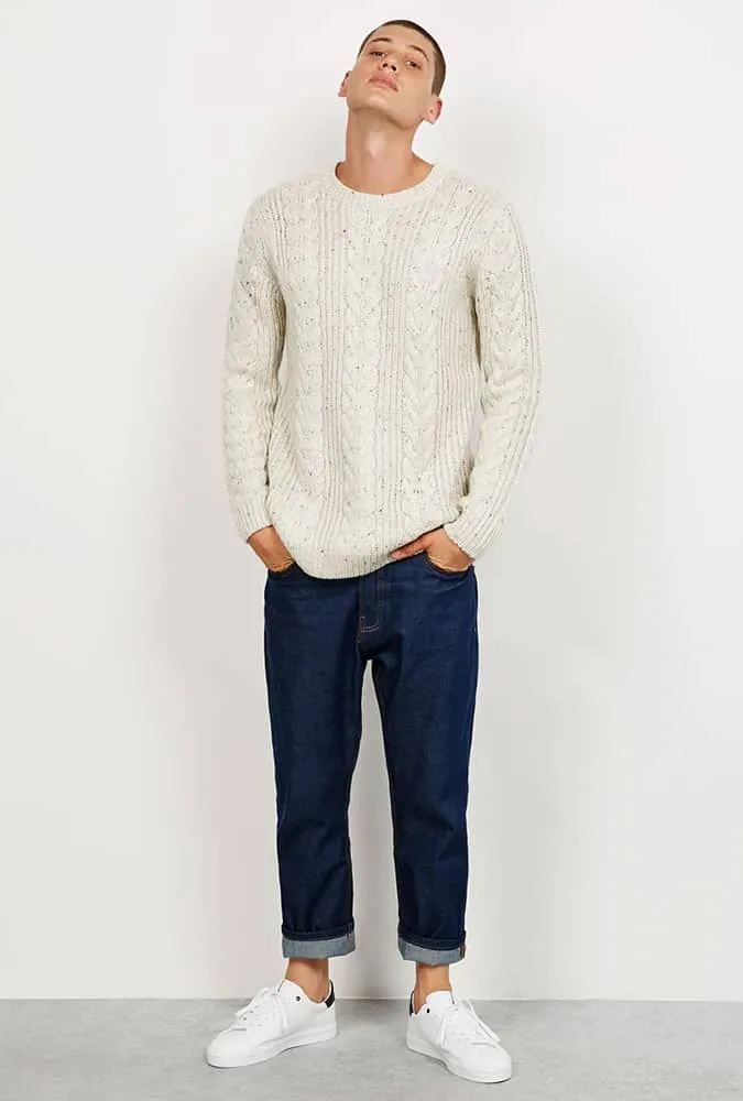 Bershka cable knit