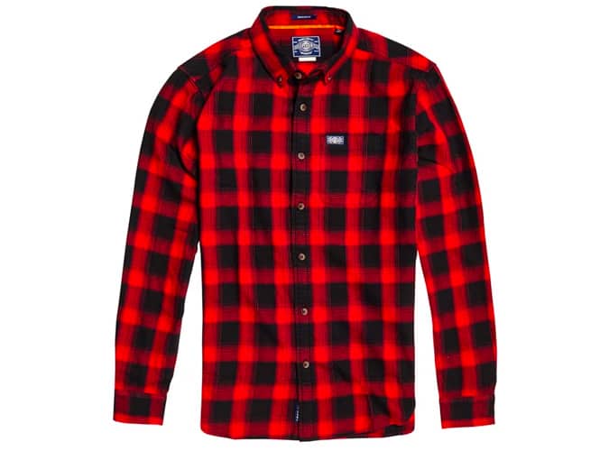 Áo sơ mi kiểm tra thẳng bảo hộ lao động superdry