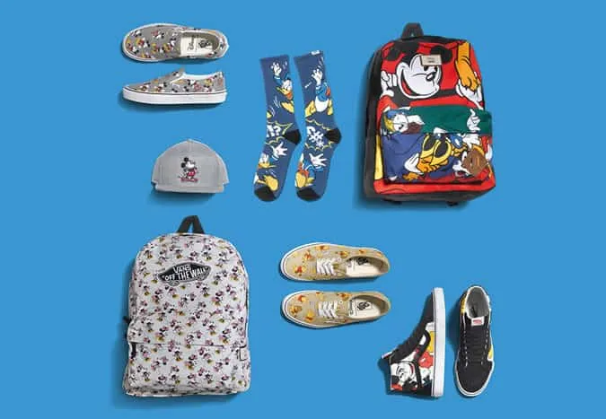 Vans x disney young at heart collection