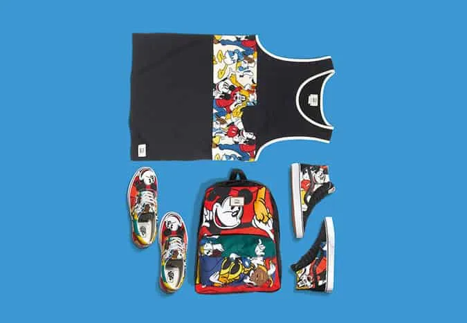 Vans x disney young at heart collection