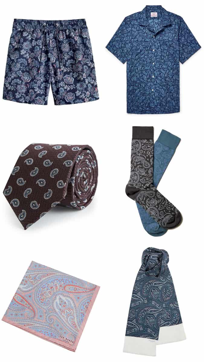 Cách mặc paisley