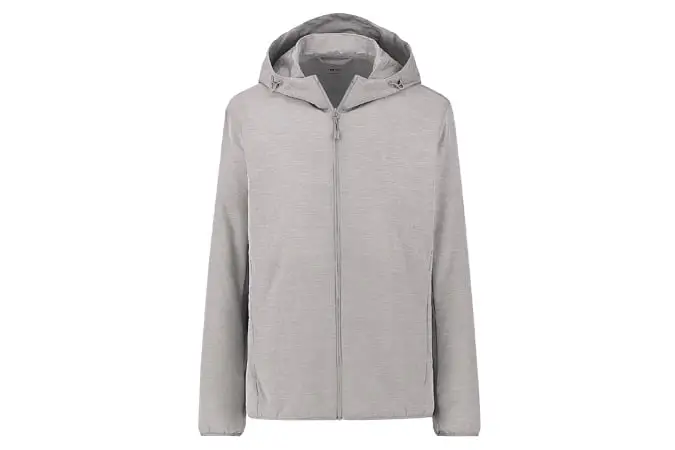 Men pocketable parka