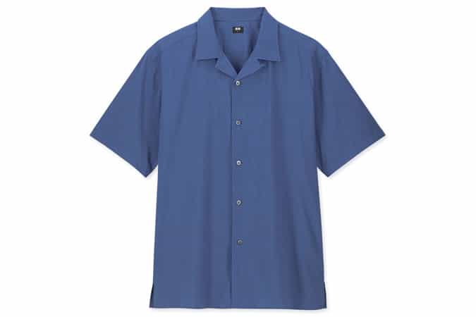 Áo sơ mi rộng rộng phù hợp với nam (mở collar)