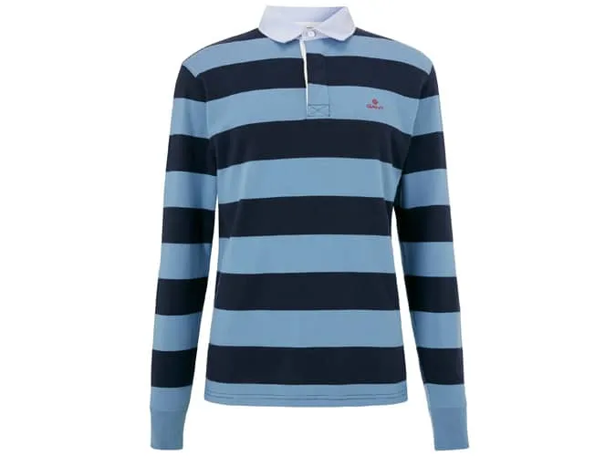 Gant heavy rugger rugby top, xanh lam
