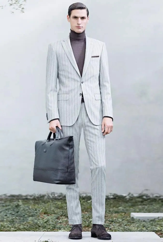 Hugo boss pinstripe suit