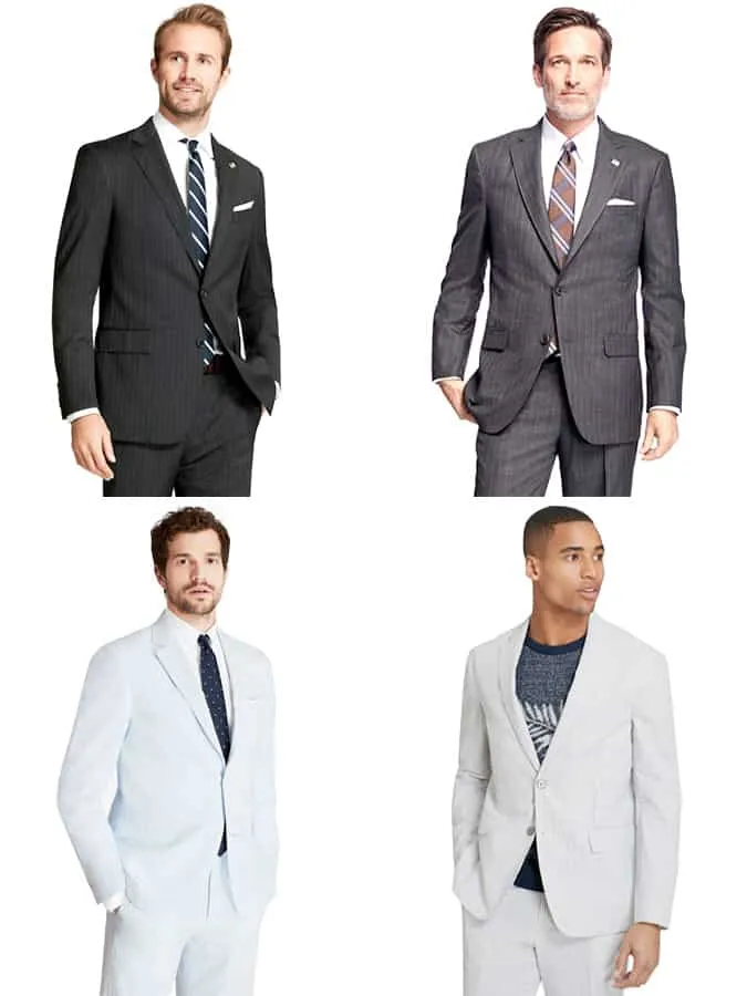 Brooks brothers pinstripe suits dành cho nam