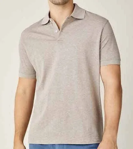 Luca faloni cotton piqué polo