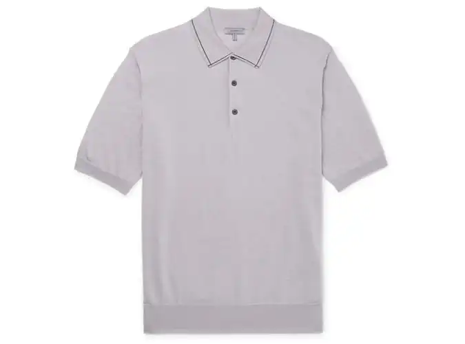 Thương hiệu áo sơ mi polo len ngược màu lanvin