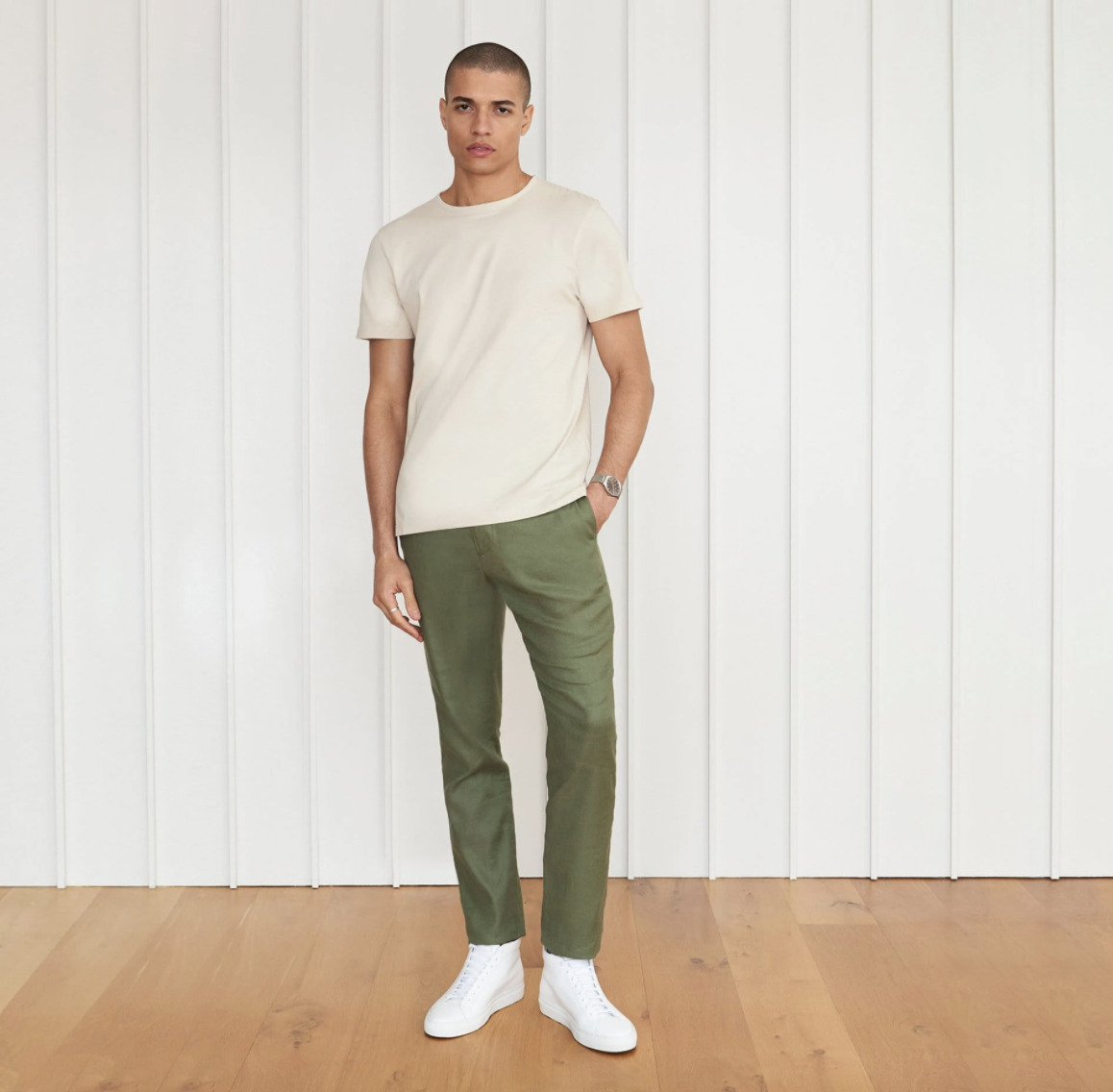 Quần linen tốt nhất cho nam giới năm 2022 3 Quần linen l'estrange london dành cho nam