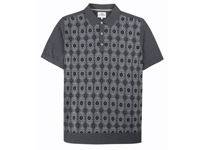 Những chiếc polo dệt kim tốt nhất nên mua vào năm 2022 5 Áo thun polo dệt kim birdseye jacquard, áo thun polo dệt kim