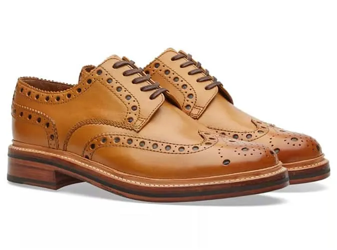 Giày nam derby brogue