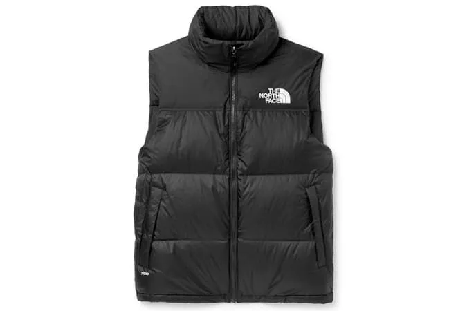 The north face 1996 gilet retro nuptse slim-fit có vỏ bọc chần gòn