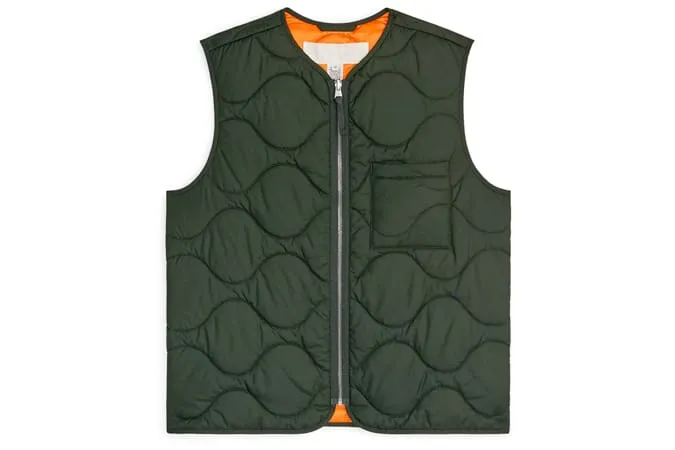 Quilted liner vest