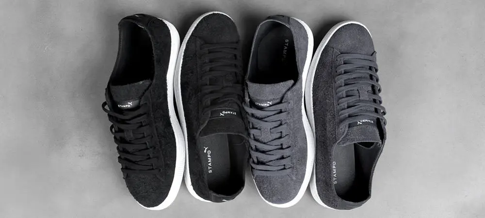 Puma x Stampd là bộ sưu tập giày sneaker chống màu trắng