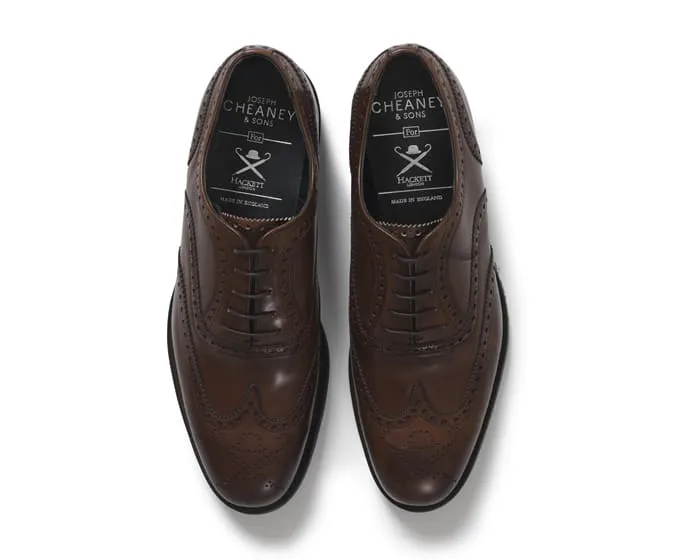 Hackett x joseph cheaney & sons và fox brothers