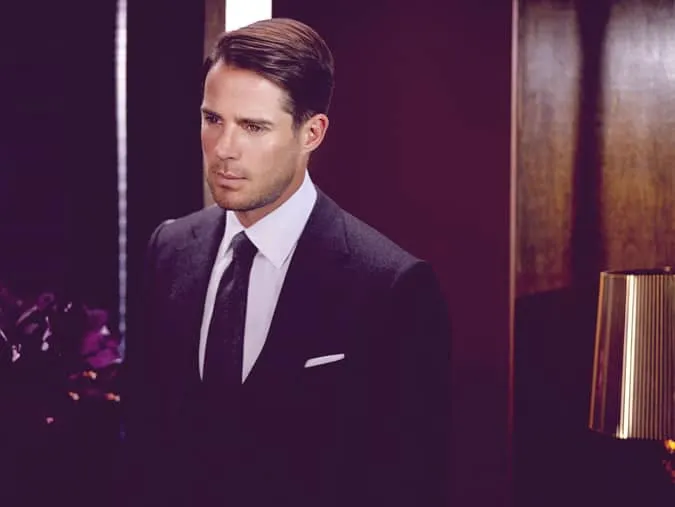 Jamie redknapp để quảng cáo mỹ phẩm avon