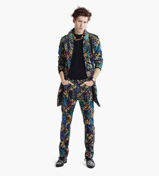 Versus versace menswear: bộ sưu tập ss15 13 Versus versace ss15 lookbook