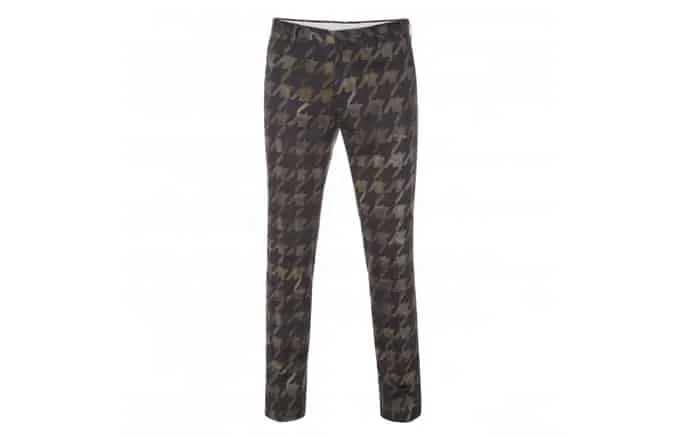 Quần tây paul smith - quần tây nam kaki in họa tiết houndstooth