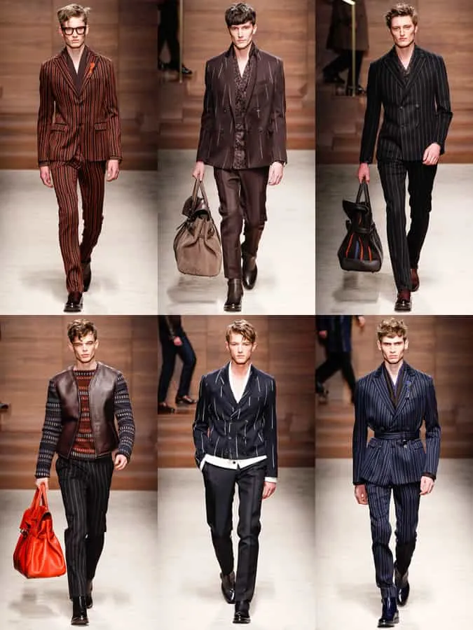 Sọc sọc trên đường băng aw14 salvatore ferragamo