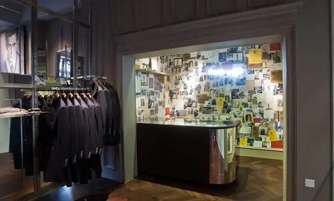 Cửa hàng aquascutum new great marlborough street - nội bộ