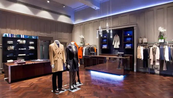 Cửa hàng aquascutum new great marlborough street - nội bộ